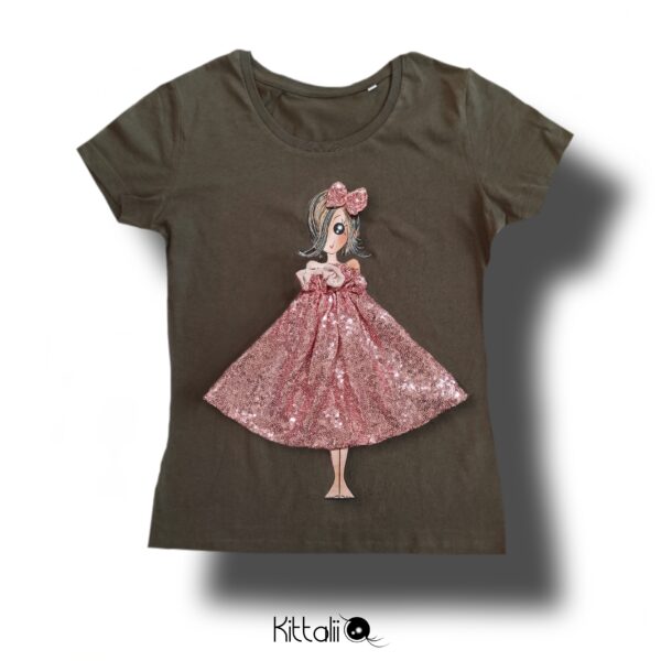 T-Shirt Pink Pailettes