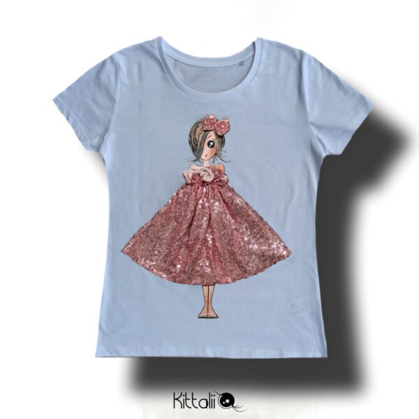 T-Shirt Pink Pailettes