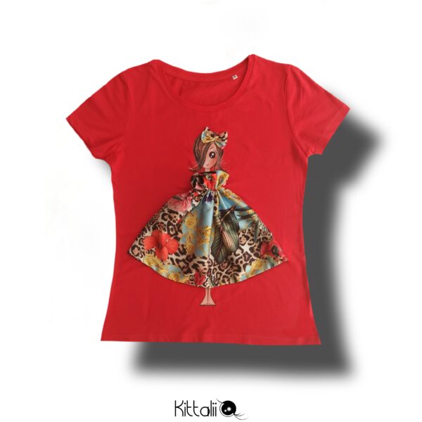 T-Shirt Diletta Leopard Flowers